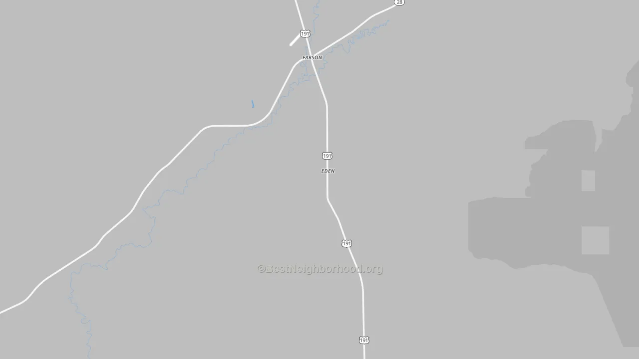 Bike Grade map of Eden, WY