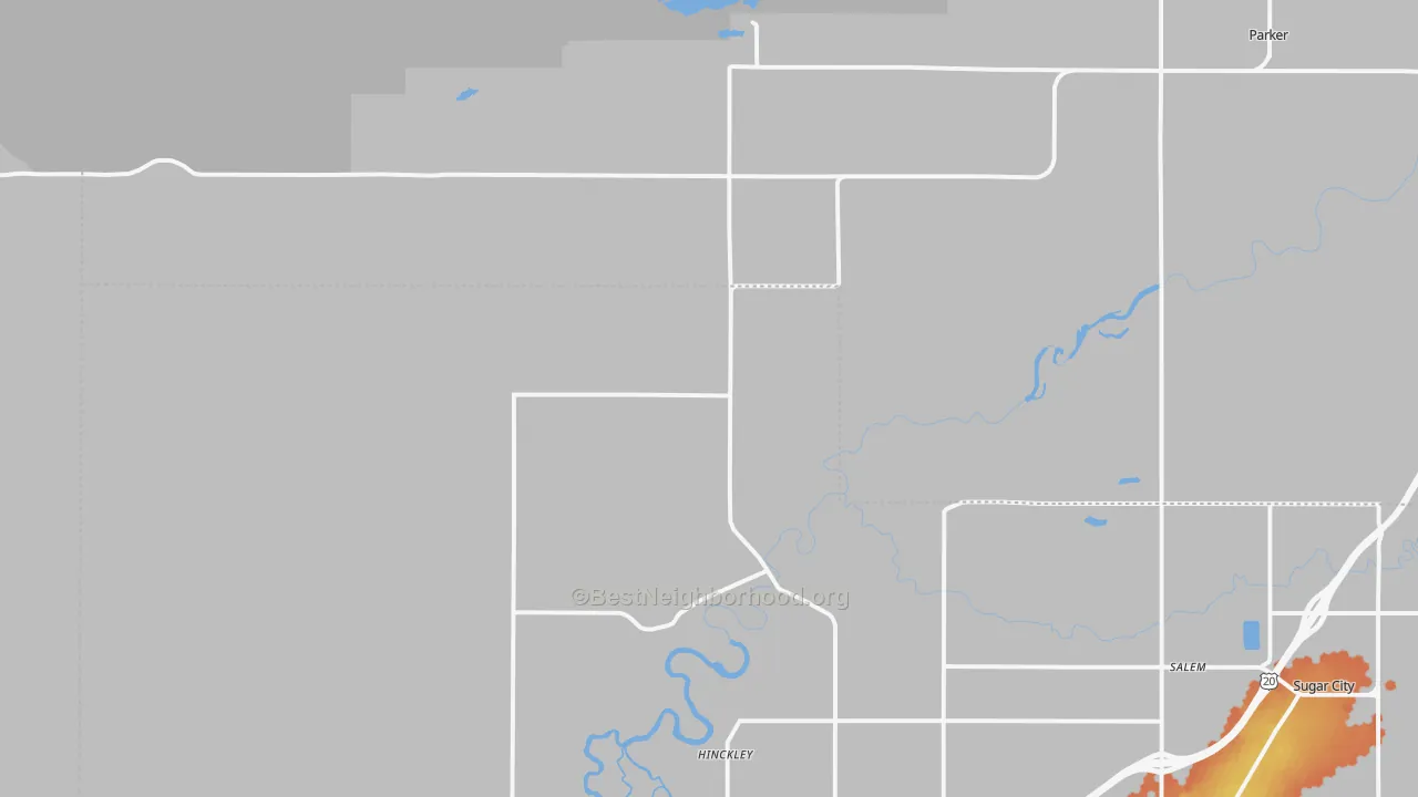 Bike Grade map of Edmonds, ID