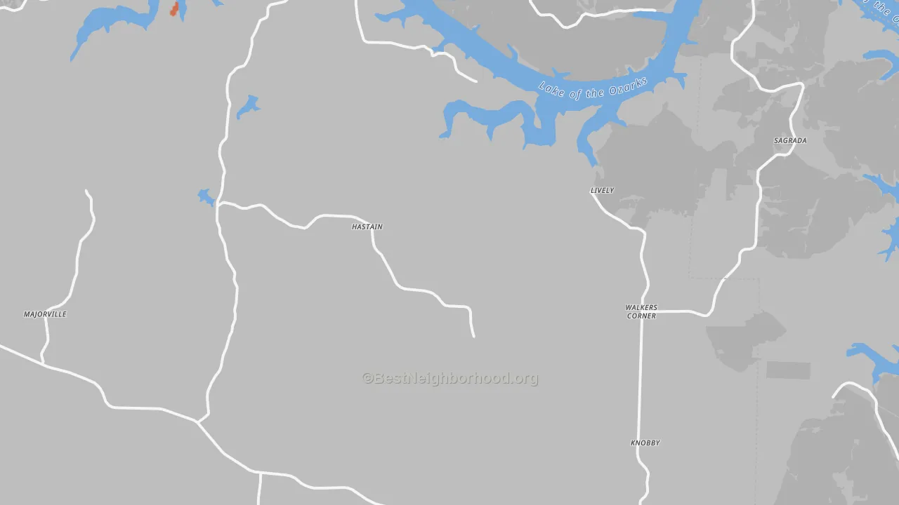 Bike Grade map of Edwards, MO