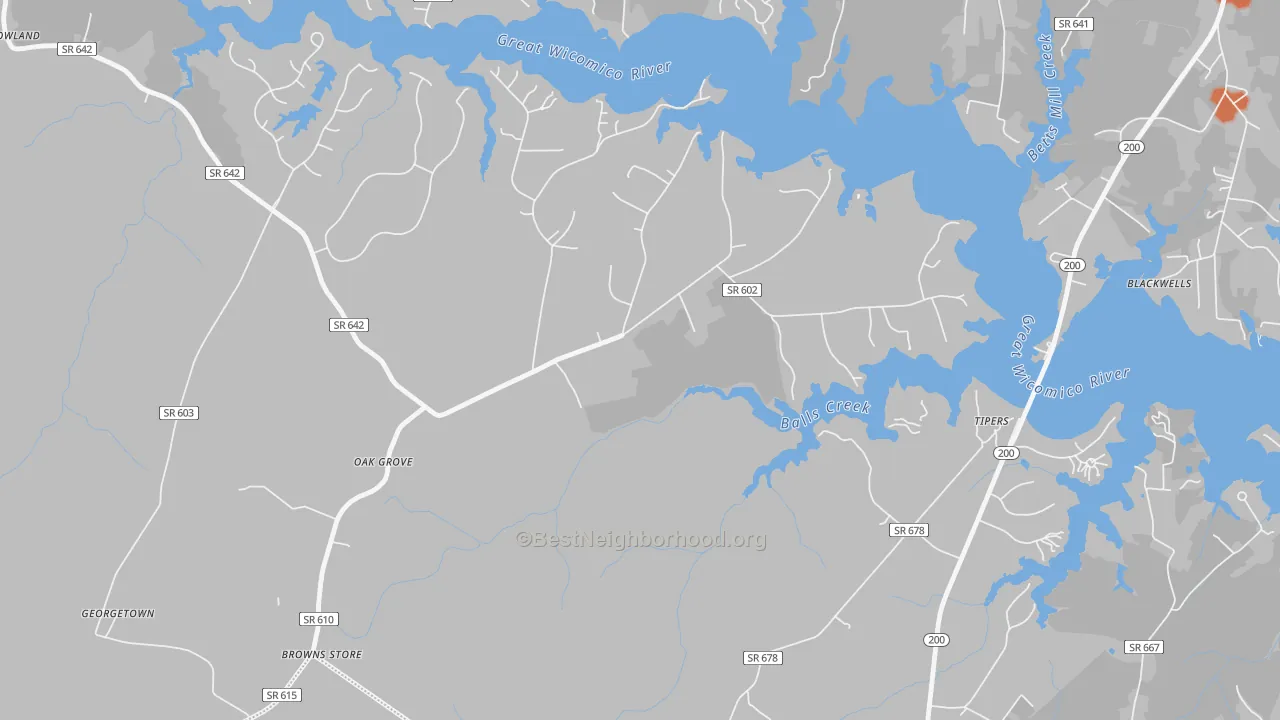 Bike Grade map of Edwardsville, VA