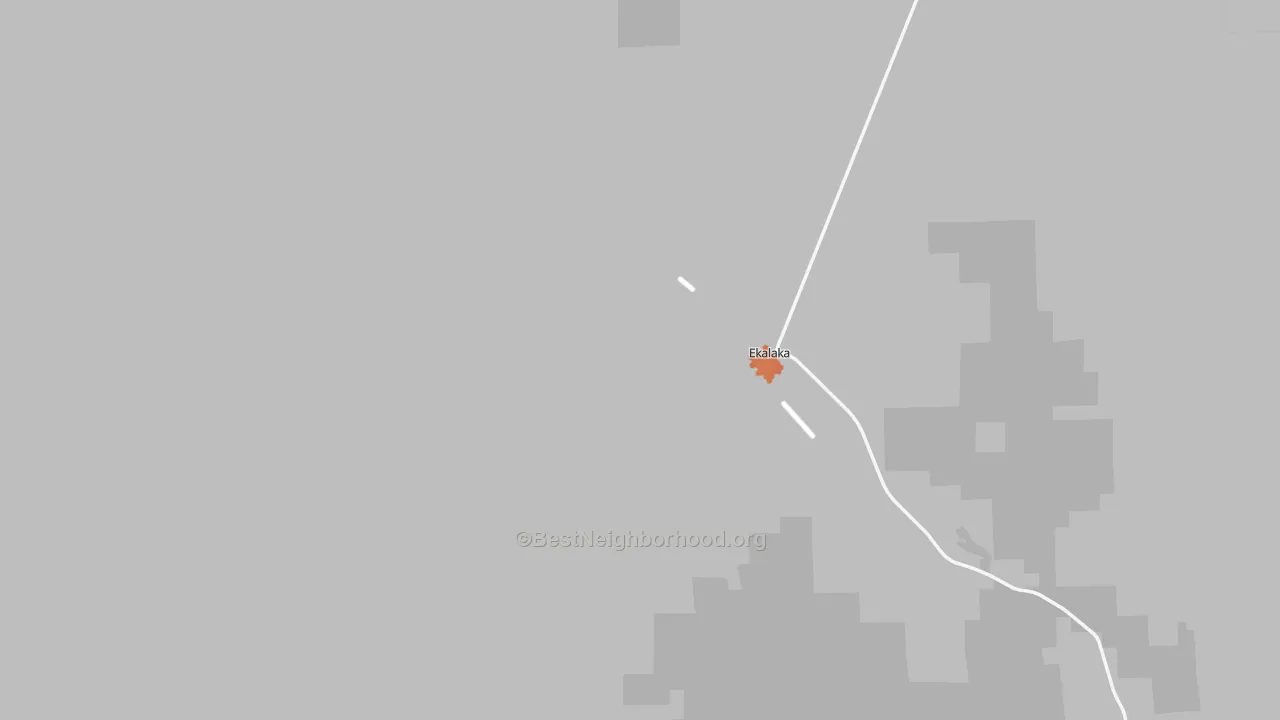 Bike Grade map of Ekalaka, MT