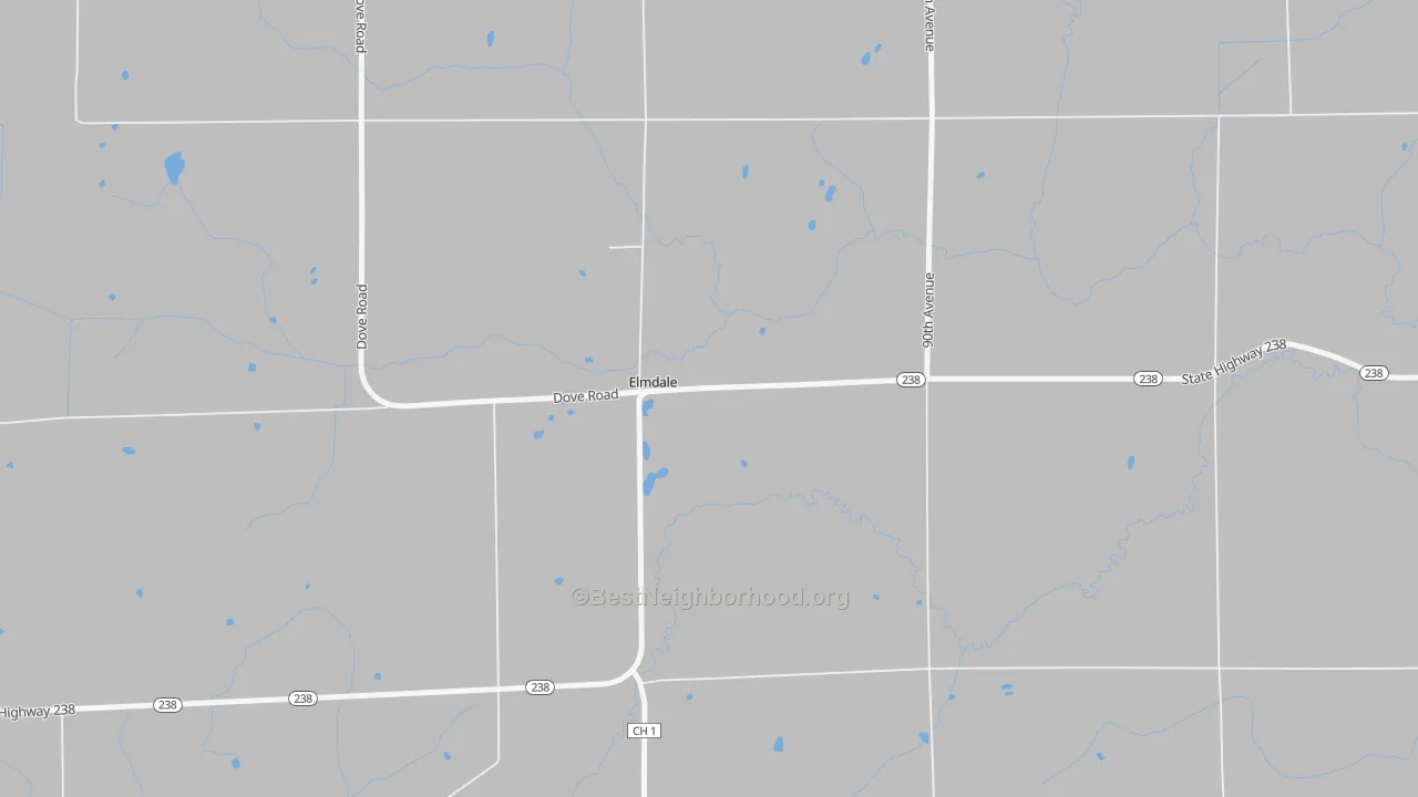 Bike Grade map of Elmdale, MN