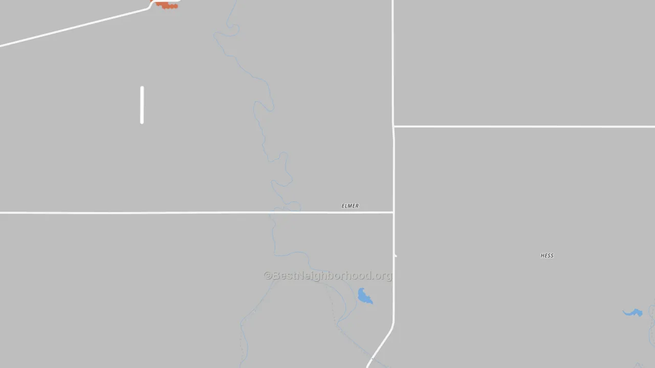 Bike Grade map of Elmer, OK