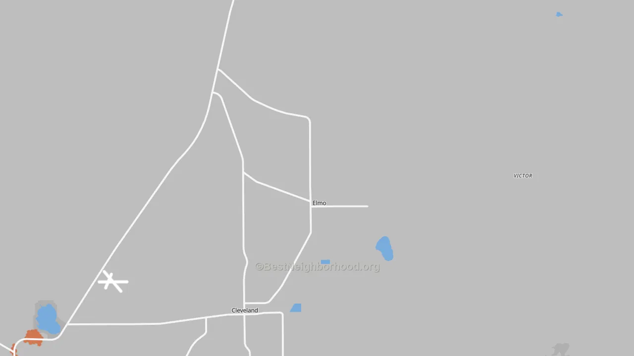 Bike Grade map of Elmo, UT