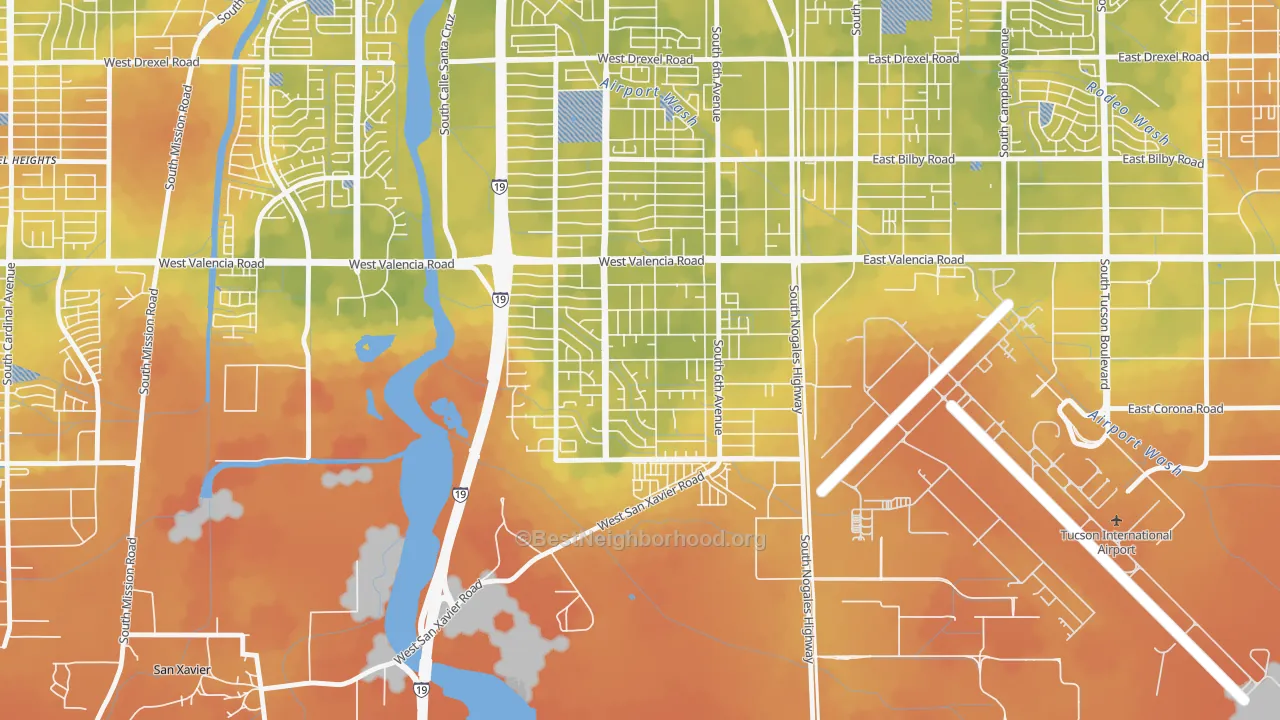 Bike Grade map of Elvira, Summit, AZ
