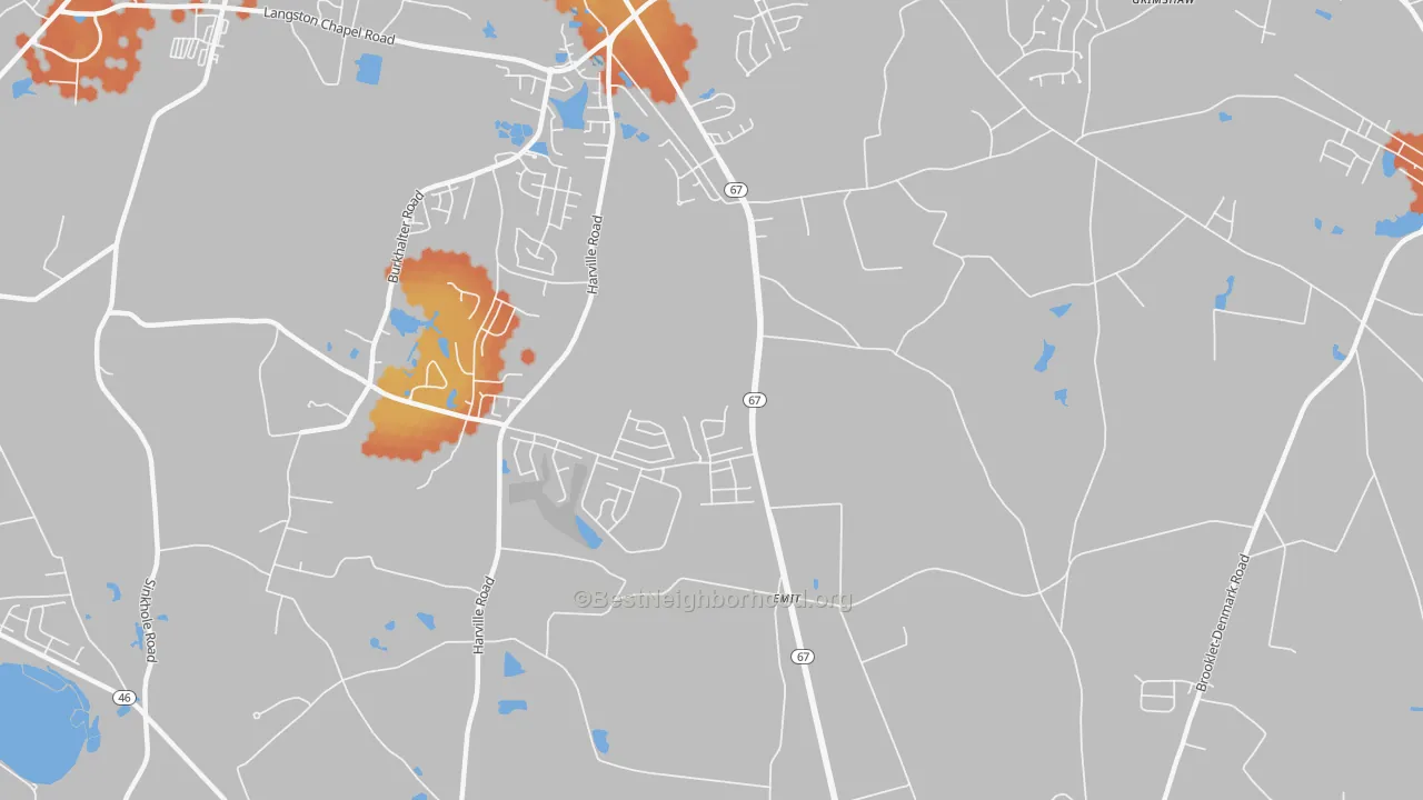 Bike Grade map of Emit, GA