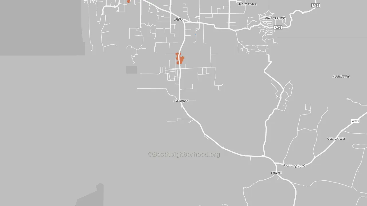 Bike Grade map of Escabosa, NM