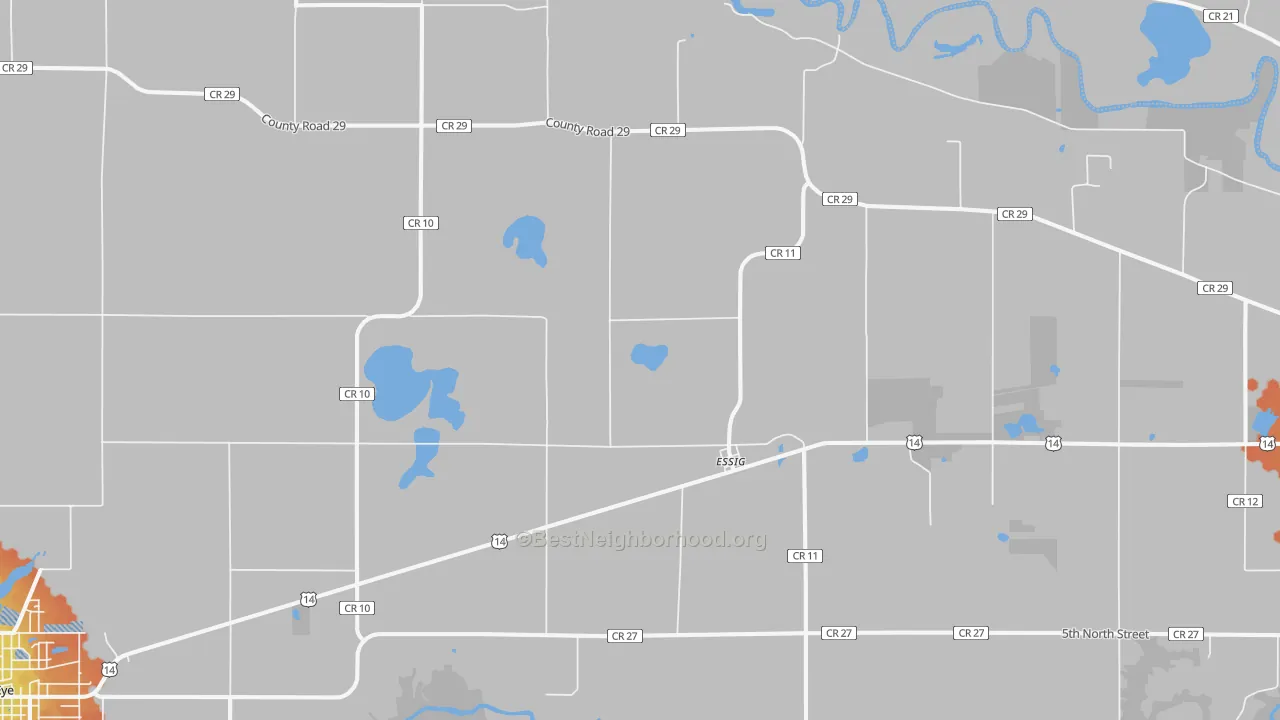 Bike Grade map of Essig, MN