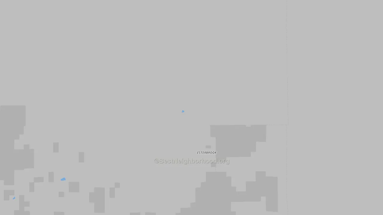 Bike Grade map of Esterbrook, WY