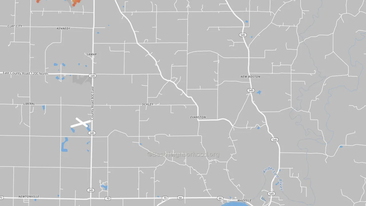 Bike Grade map of Evanston, IN