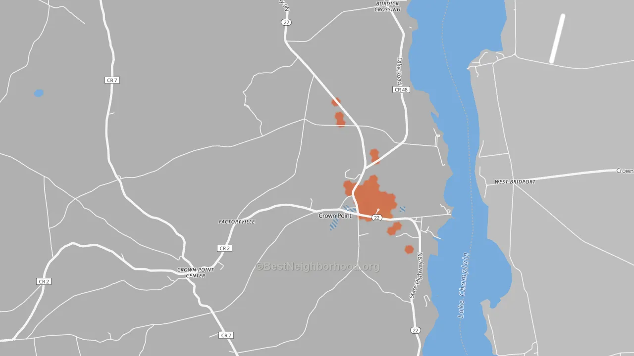 Bike Grade map of Factoryville, NY