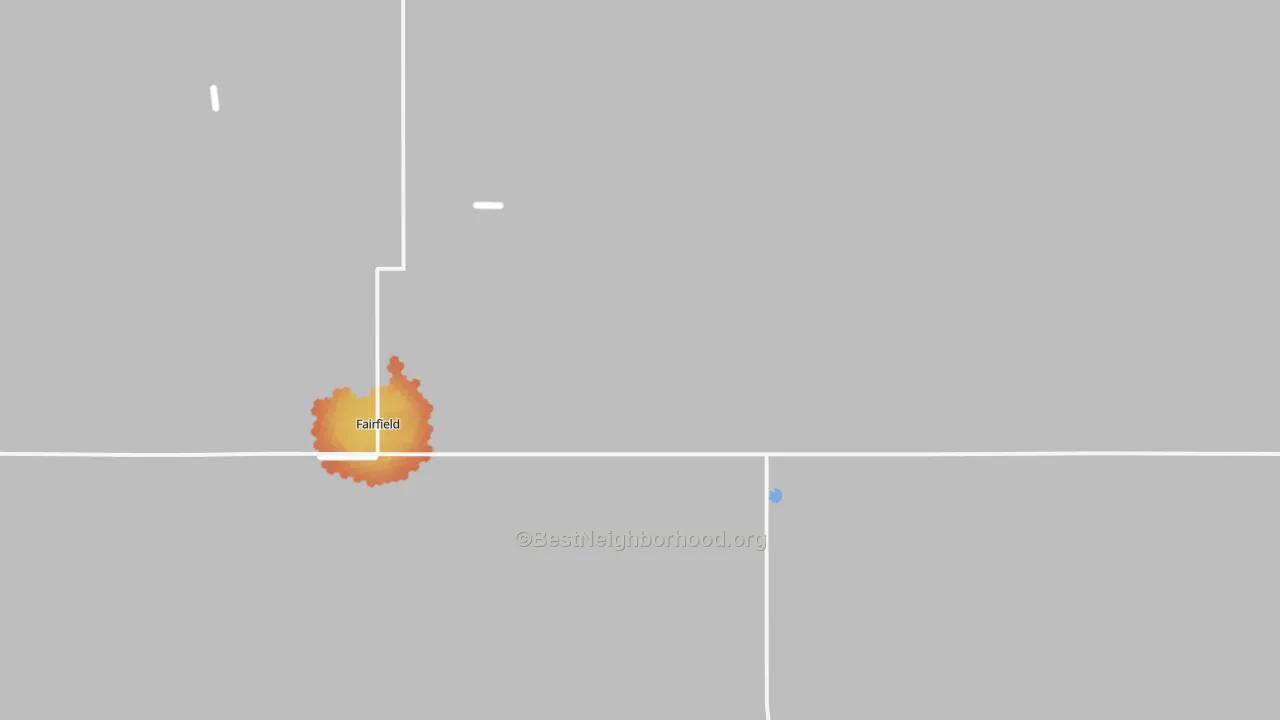 Bike Grade map of Fairfield, ID