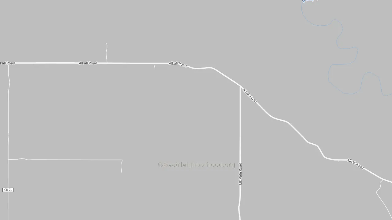 Bike Grade map of Fairpoint, SD