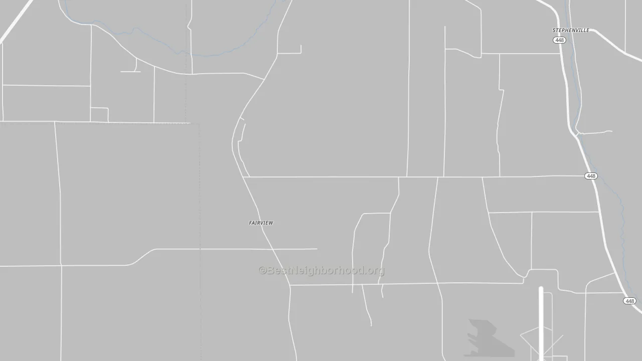 Bike Grade map of Fairview, MS