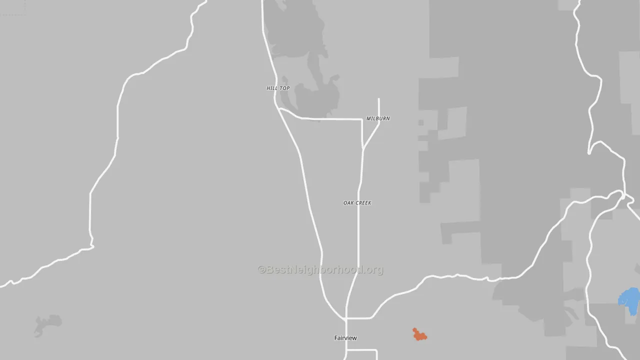 Bike Grade map of Fairview, UT