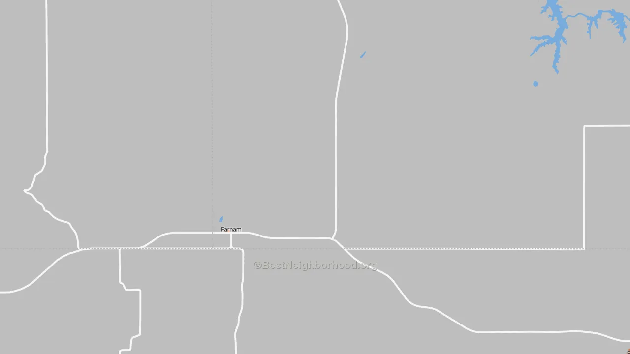 Bike Grade map of Farnam, NE