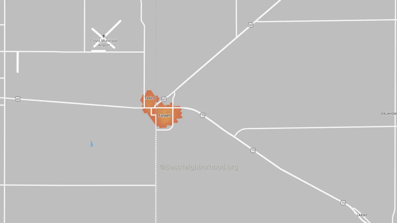 Bike Grade map of Farwell, TX