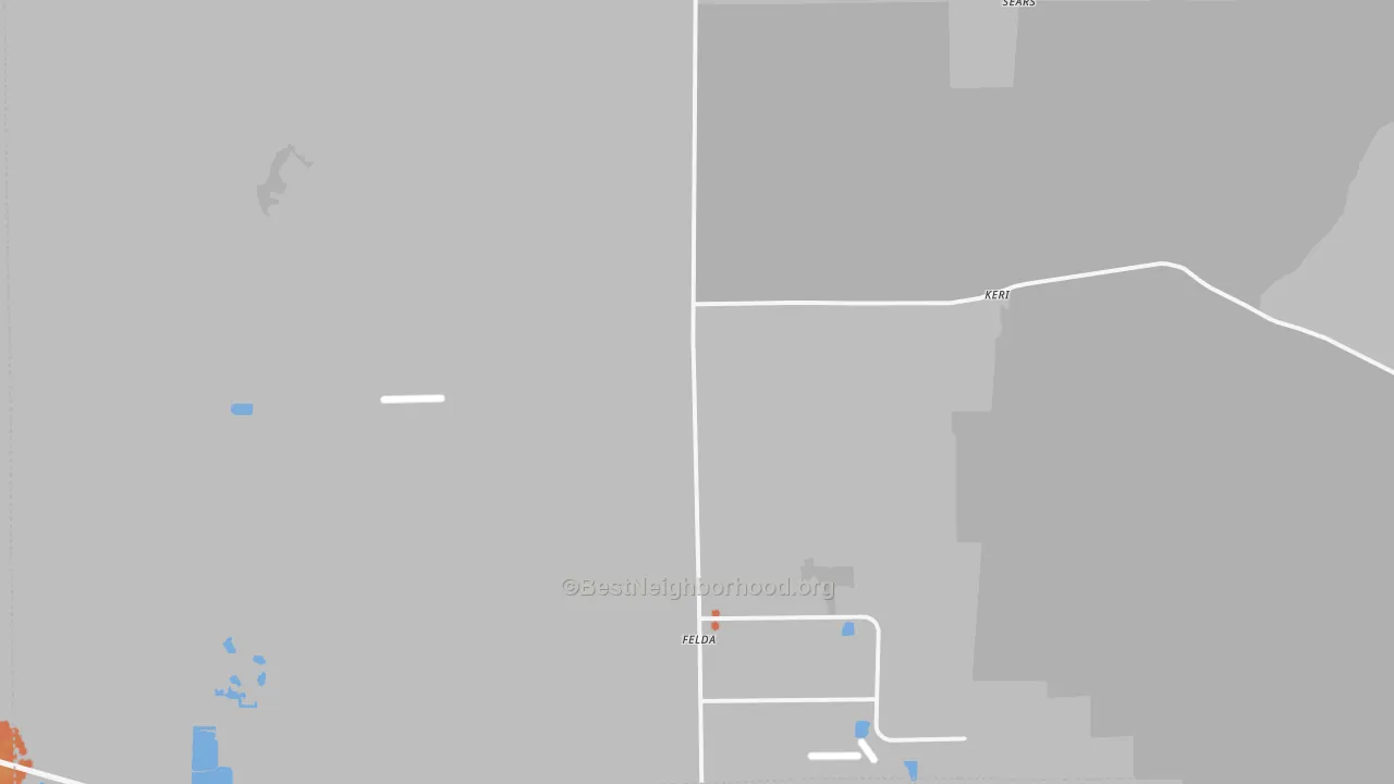 Bike Grade map of Felda, FL