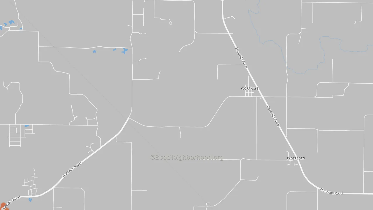 Bike Grade map of Floraville, IL