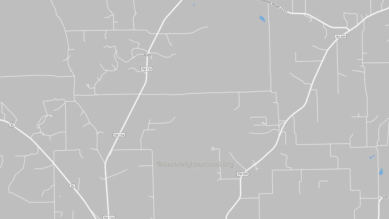 Bike Grade map of Floy, TX