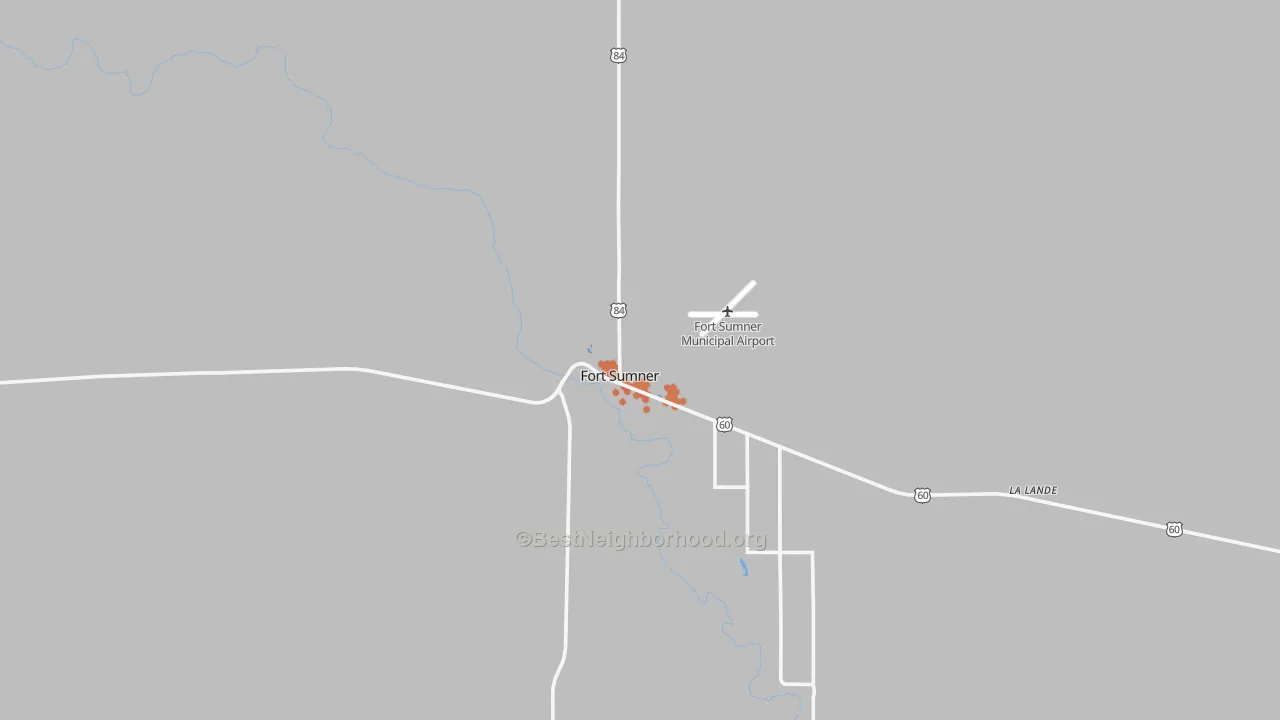 Bike Grade map of Fort Sumner, NM