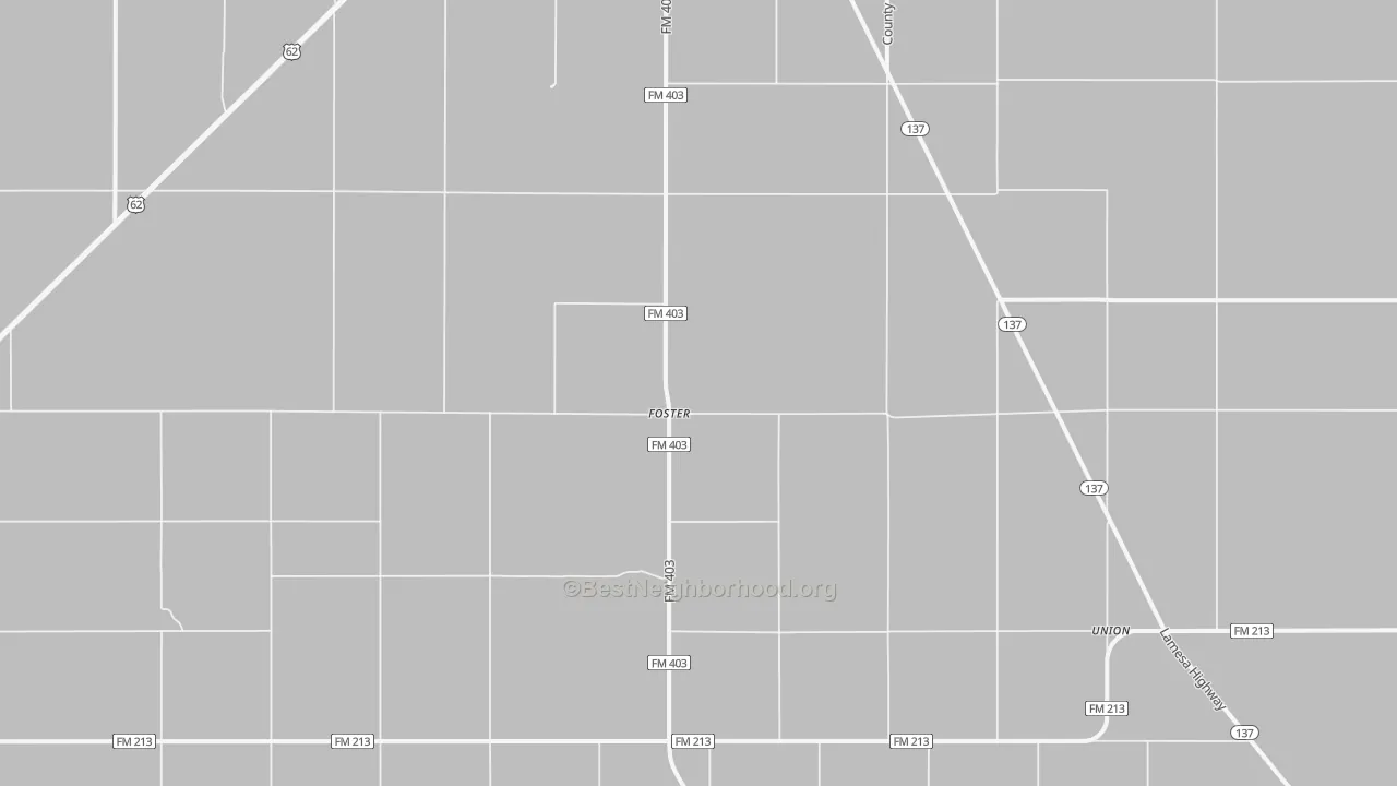 Bike Grade map of Foster, TX