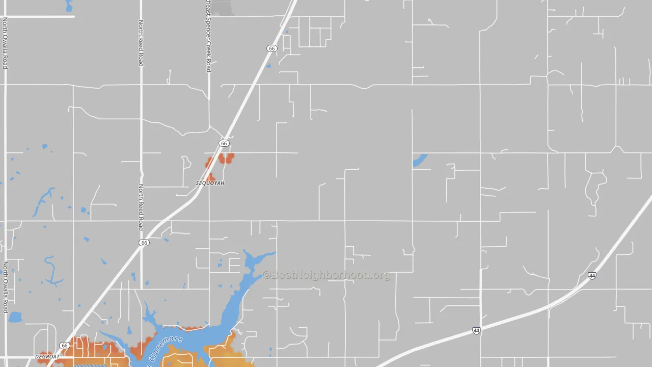 Bike Grade map of Foyil, OK
