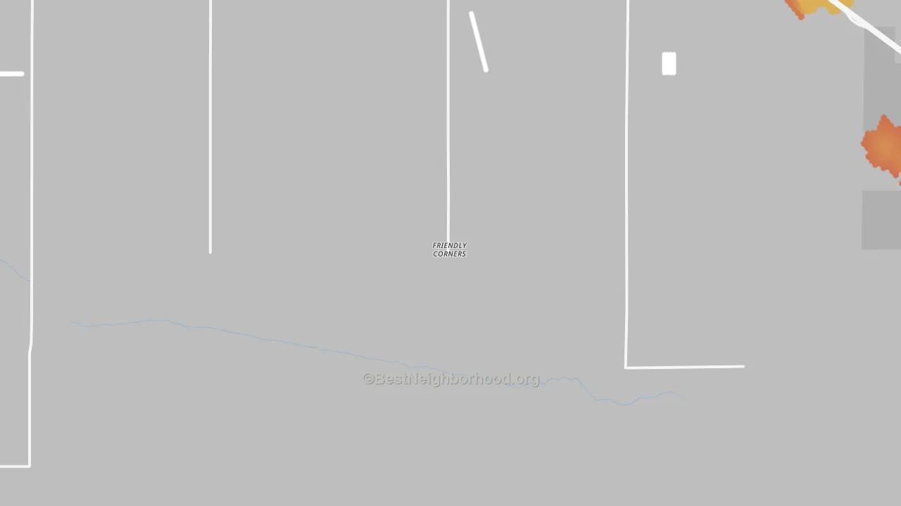 Bike Grade map of Friendly Corners, AZ