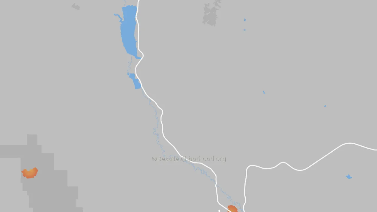 Bike Grade map of Frontier, WY