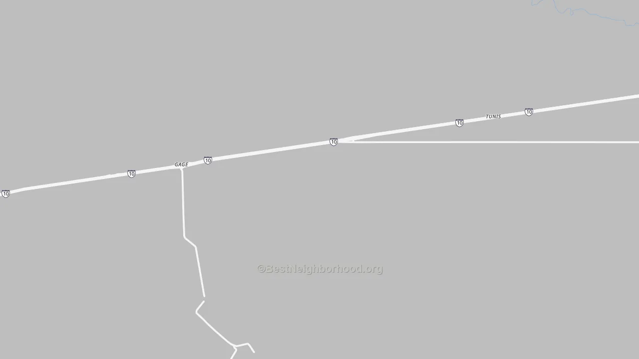 Bike Grade map of Gage, NM