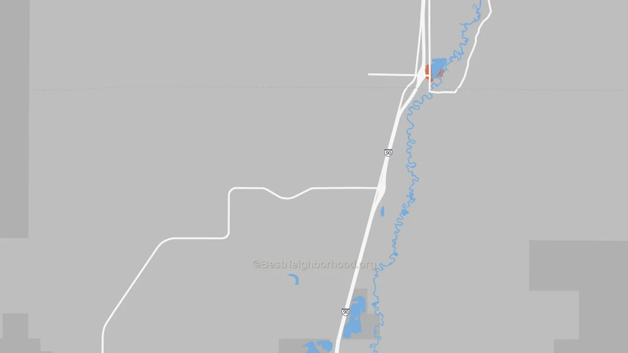 Bike Grade map of Galen, MT