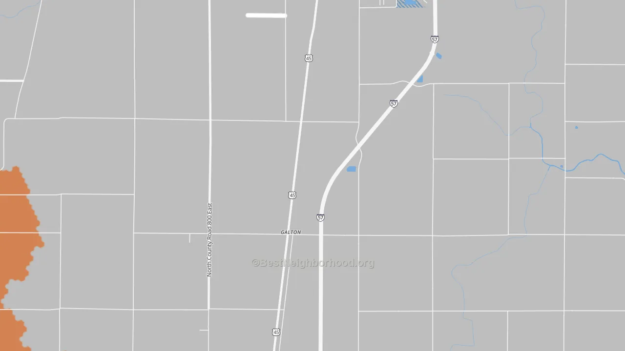 Bike Grade map of Galton, IL