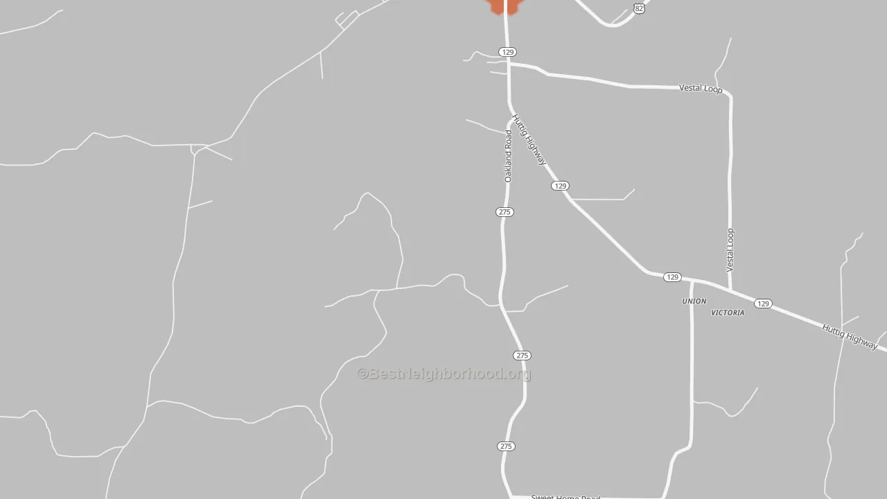 Bike Grade map of Gardner, AR