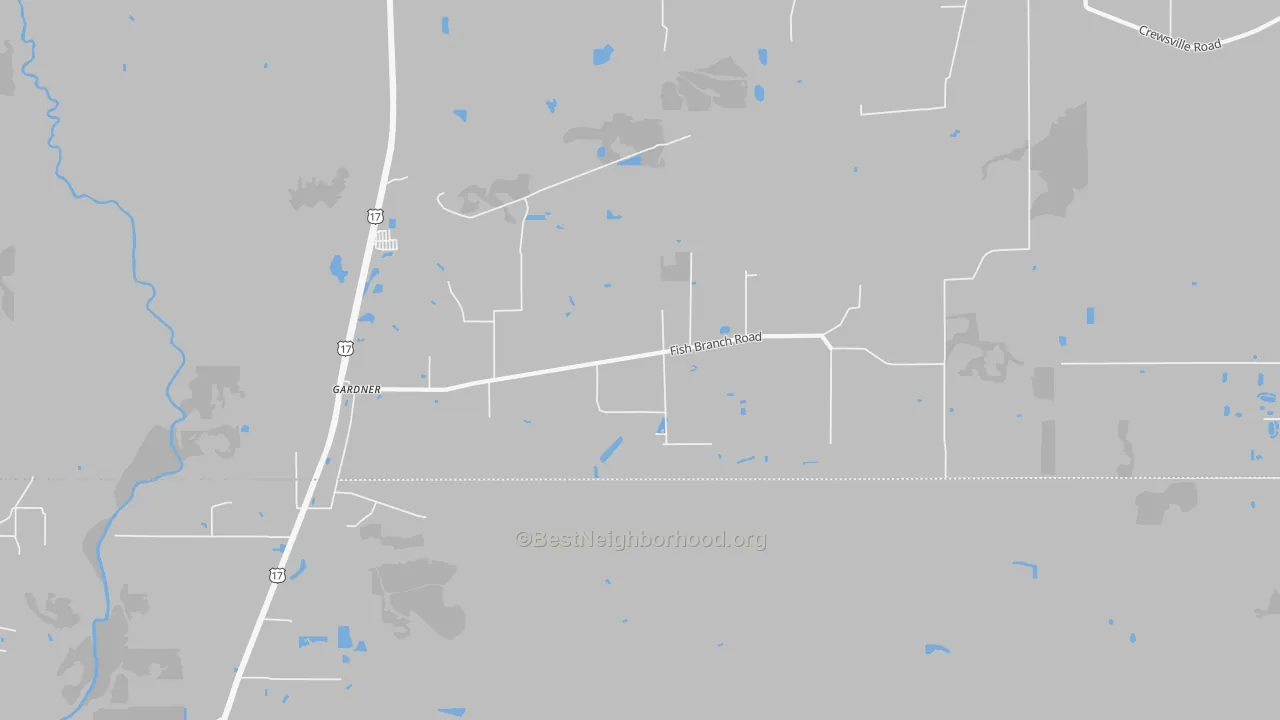 Bike Grade map of Gardner, FL