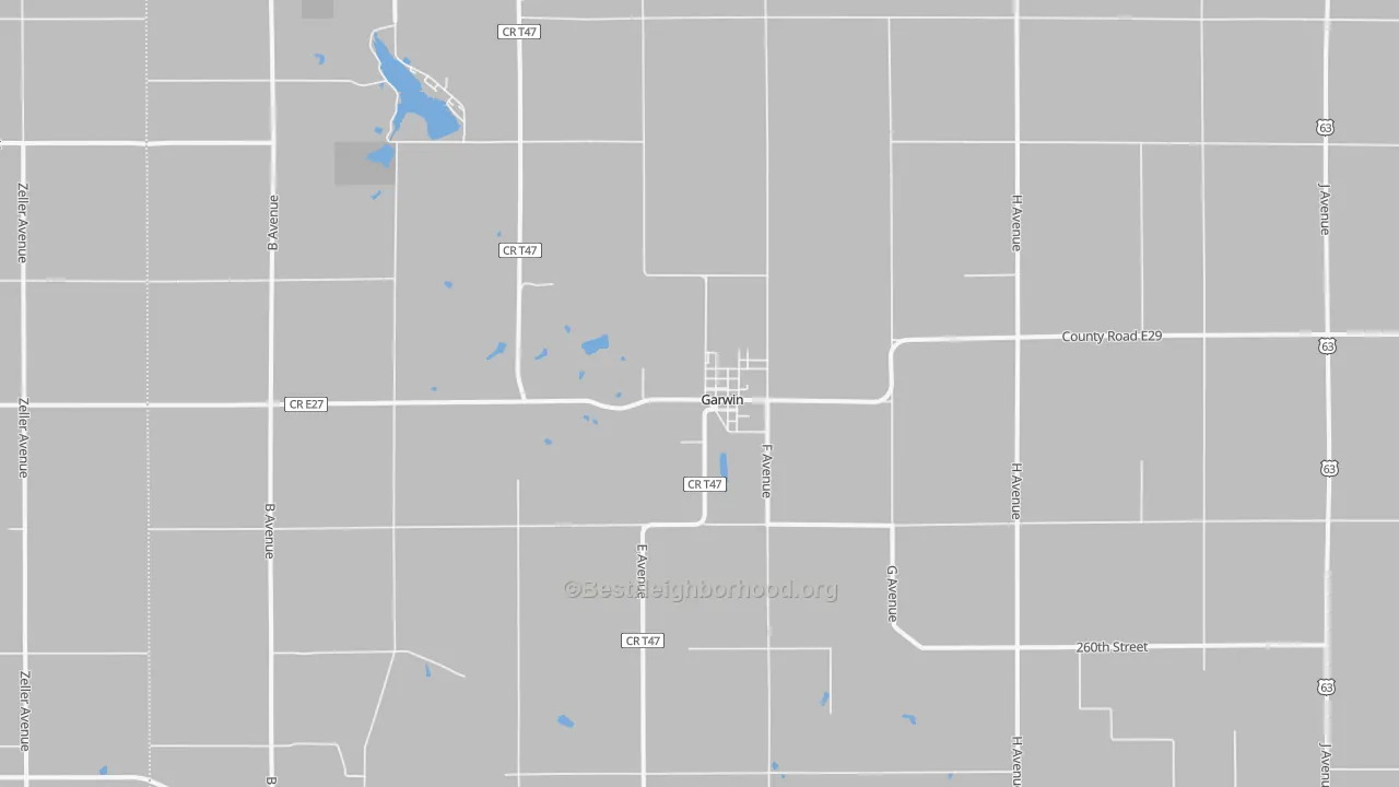 Bike Grade map of Garwin, IA