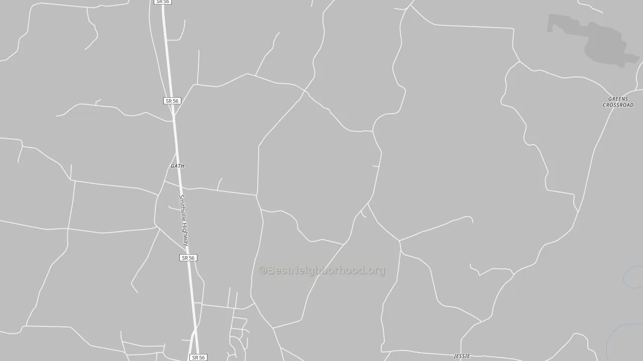 Bike Grade map of Gath, TN