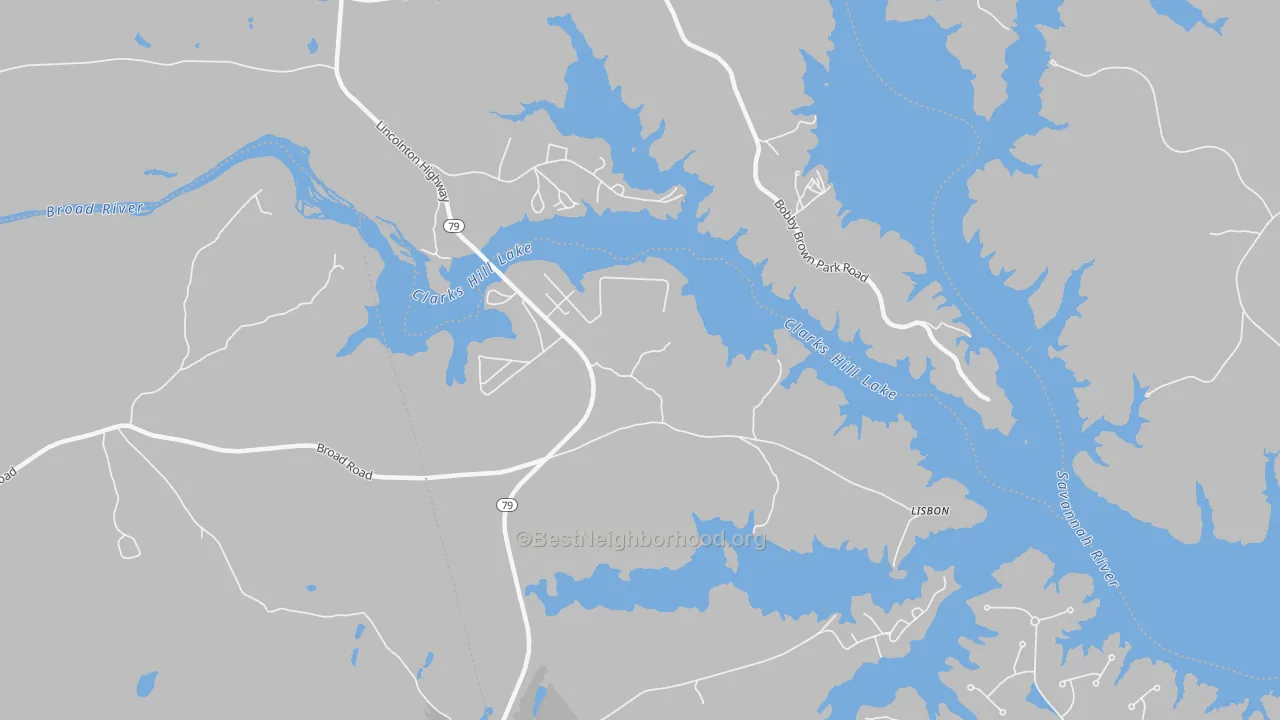 Bike Grade map of Gill, GA