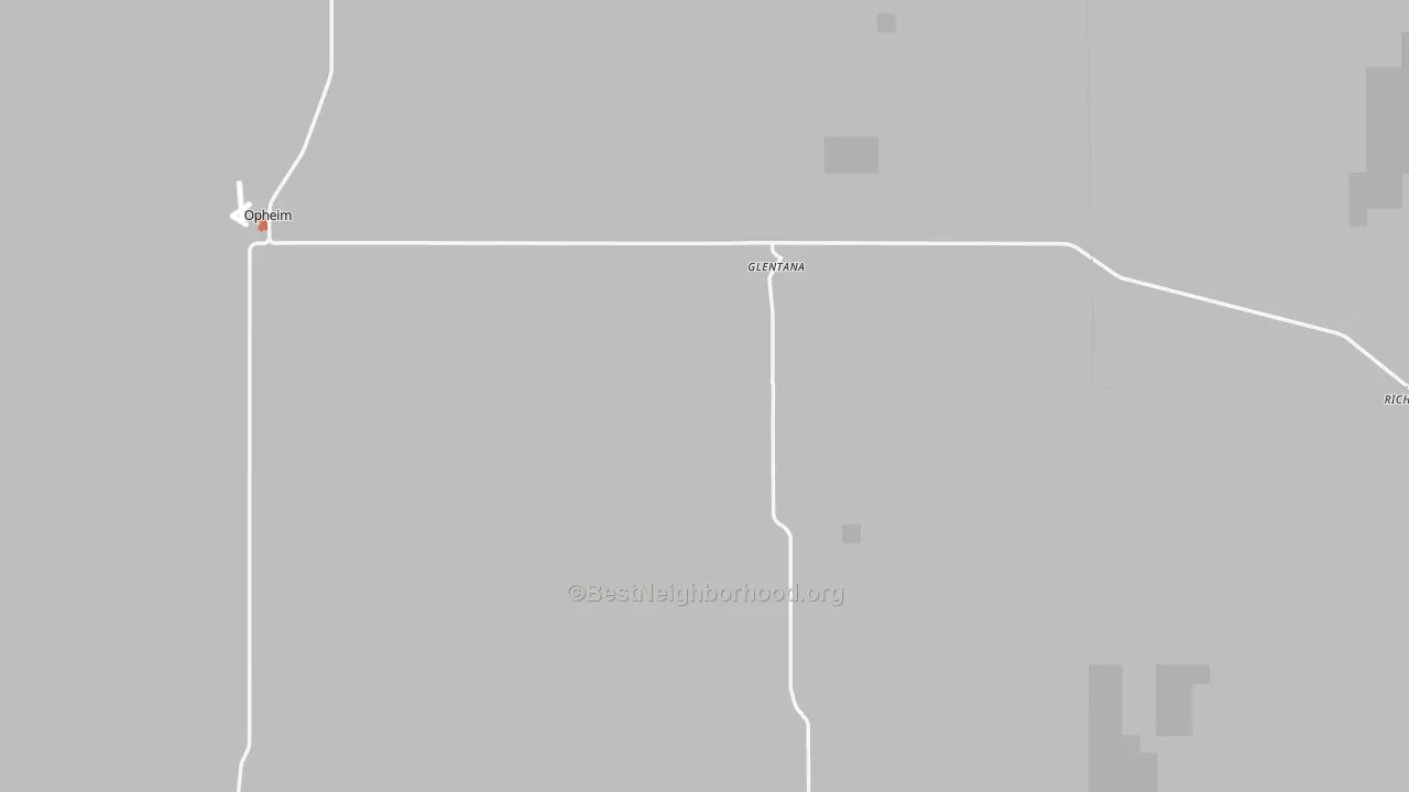 Bike Grade map of Glentana, MT