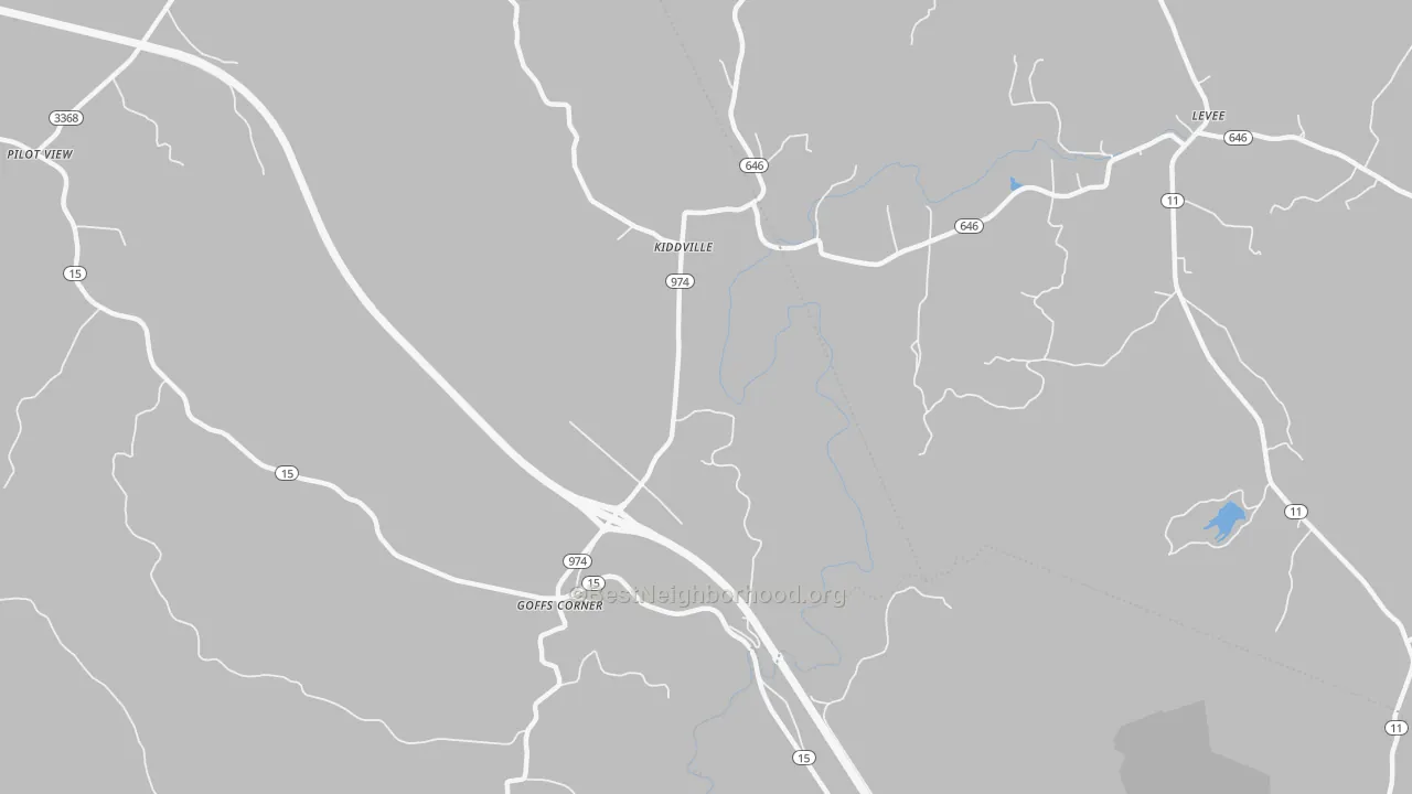 Bike Grade map of Goffs Corner, KY