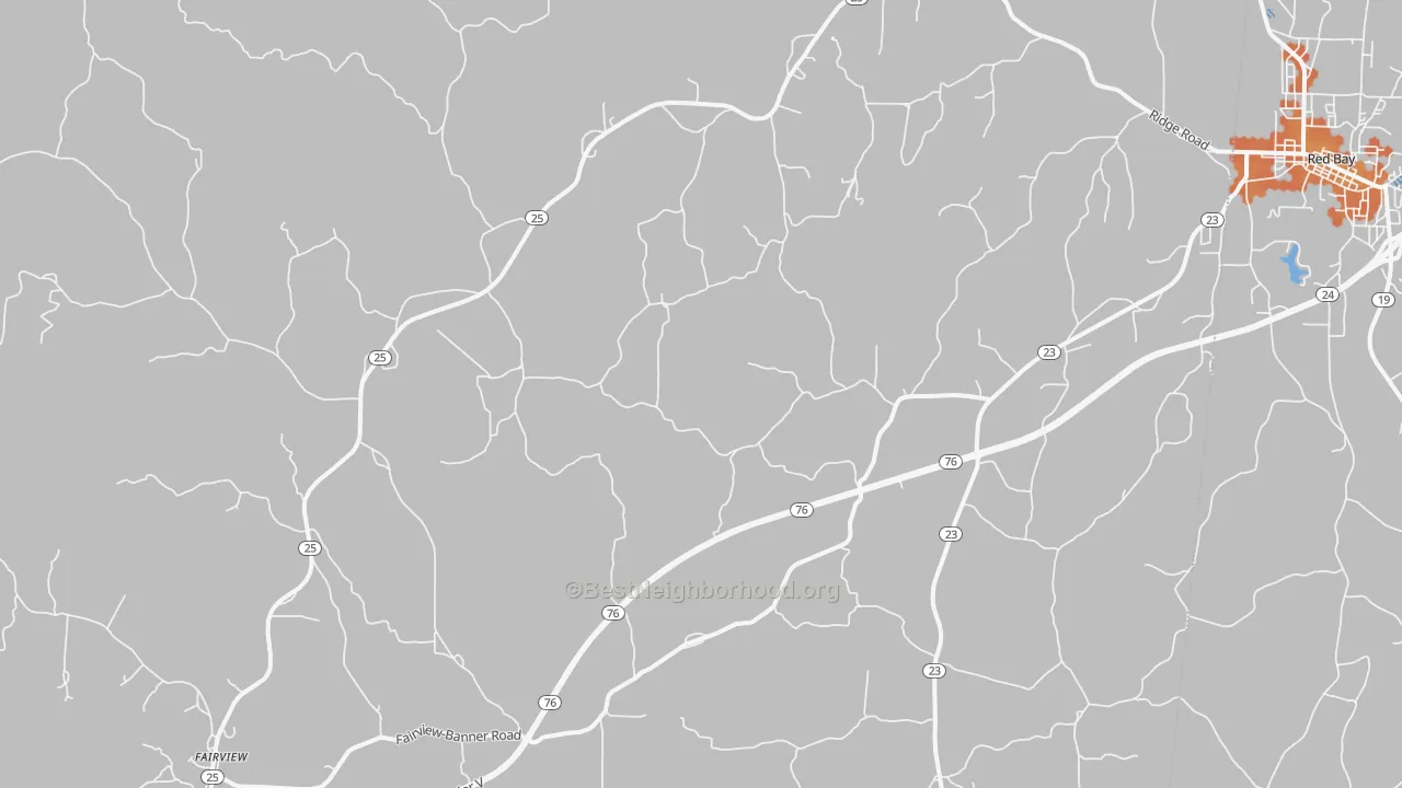 Bike Grade map of Golden, MS