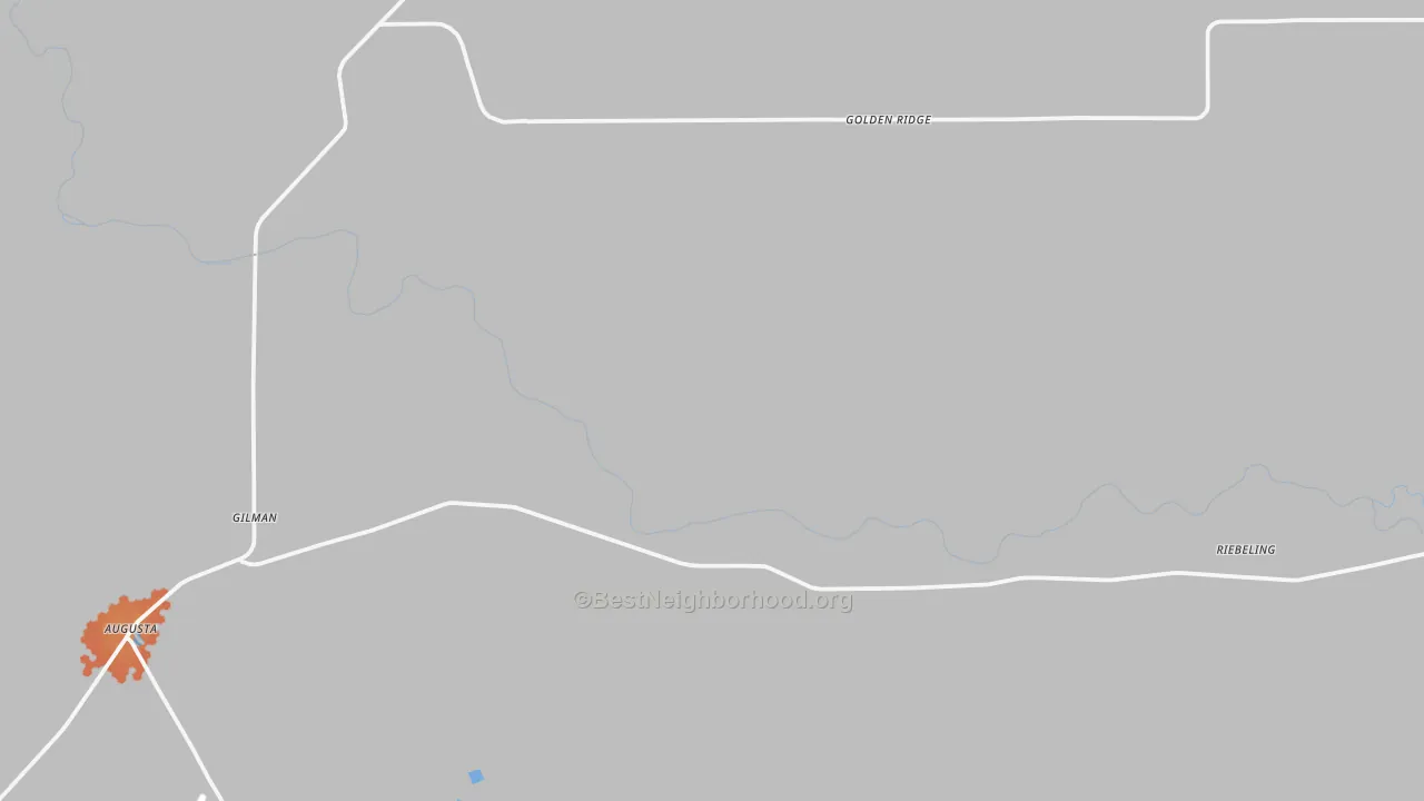 Bike Grade map of Golden Ridge, MT