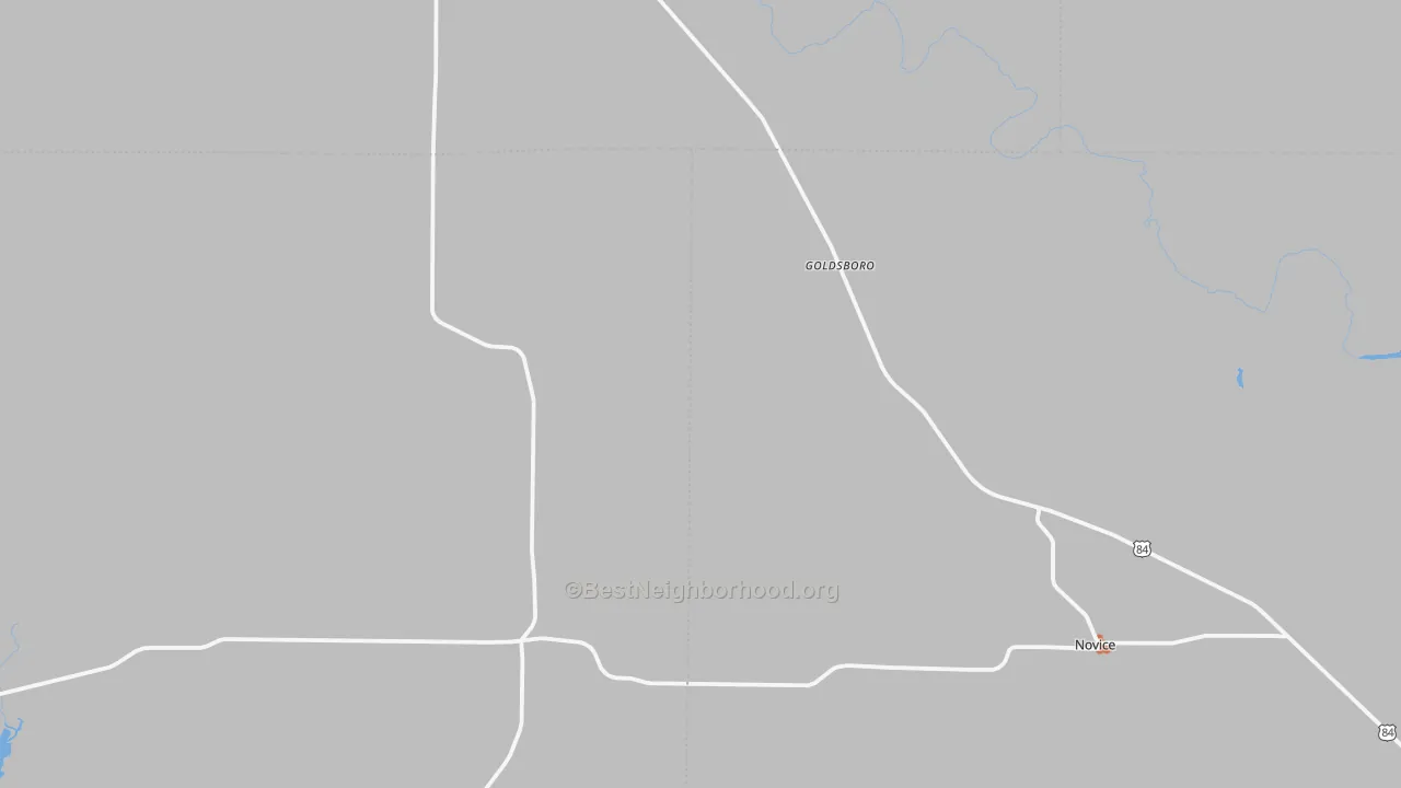 Bike Grade map of Goldsboro, TX