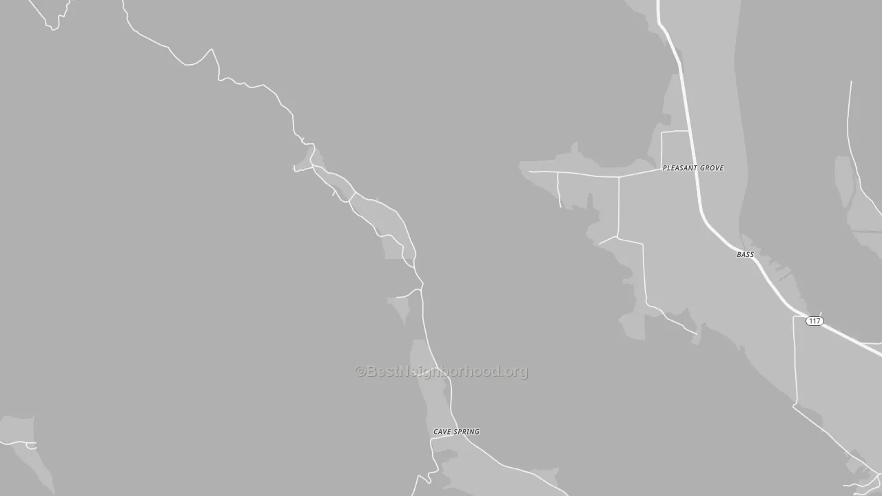 Bike Grade map of Gonce, AL