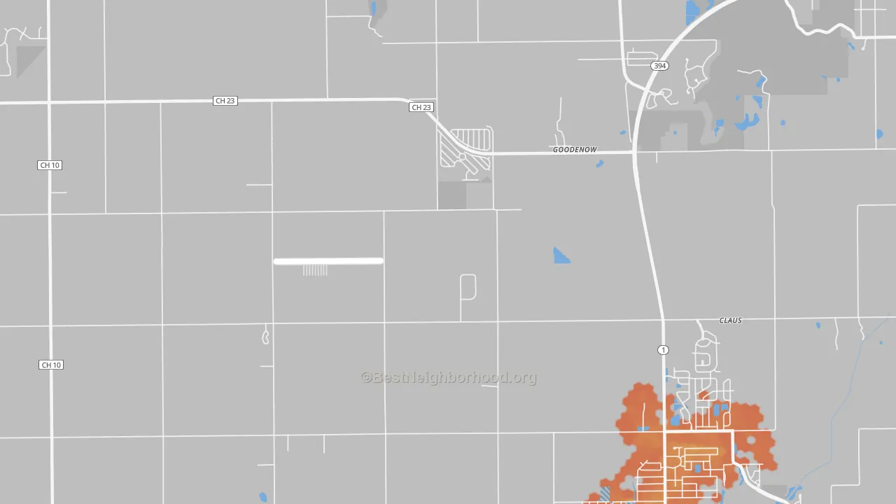 Bike Grade map of Goodenow, IL