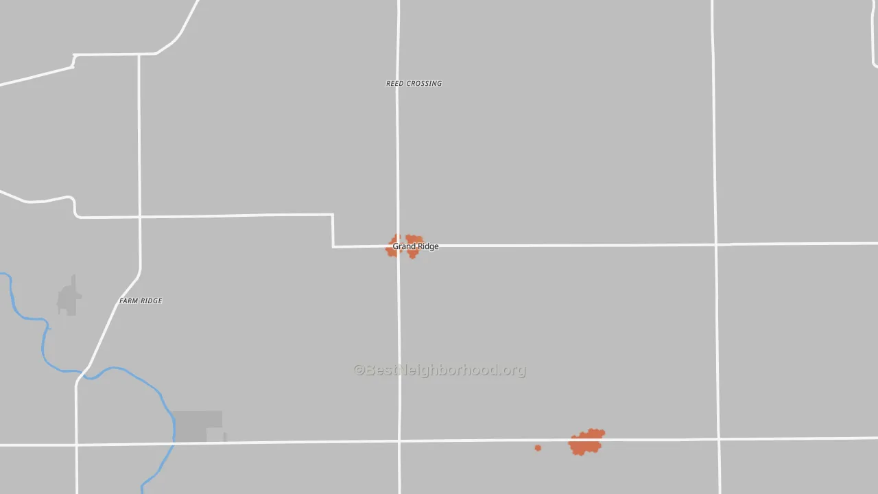 Bike Grade map of Grand Ridge, IL