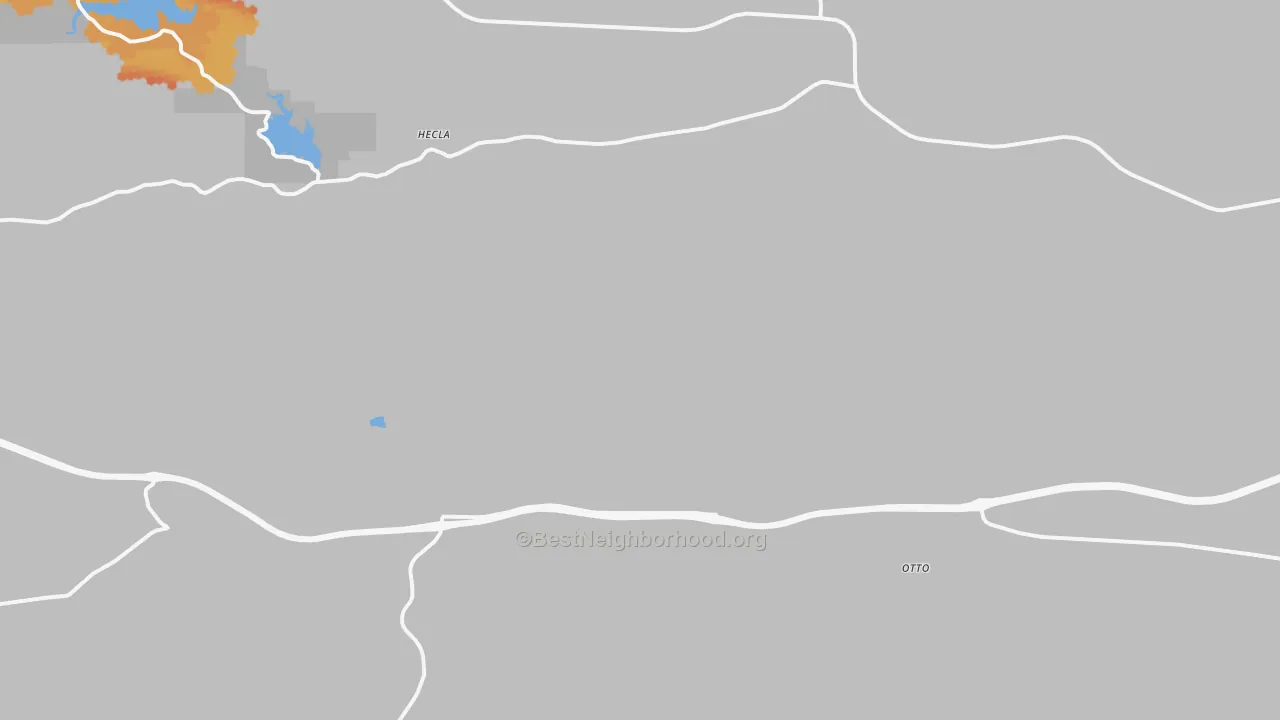 Bike Grade map of Granite Canon, WY