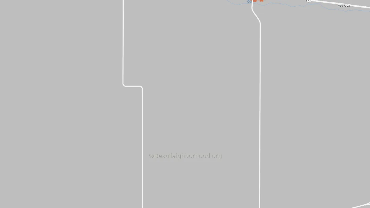 Bike Grade map of Gray County, KS