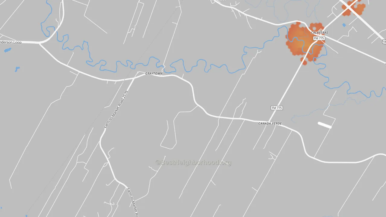 Bike Grade map of Graytown, TX