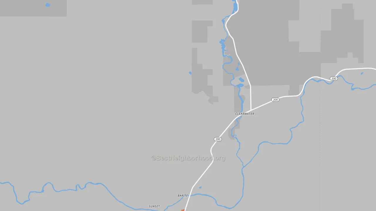 Bike Grade map of Greenough, MT