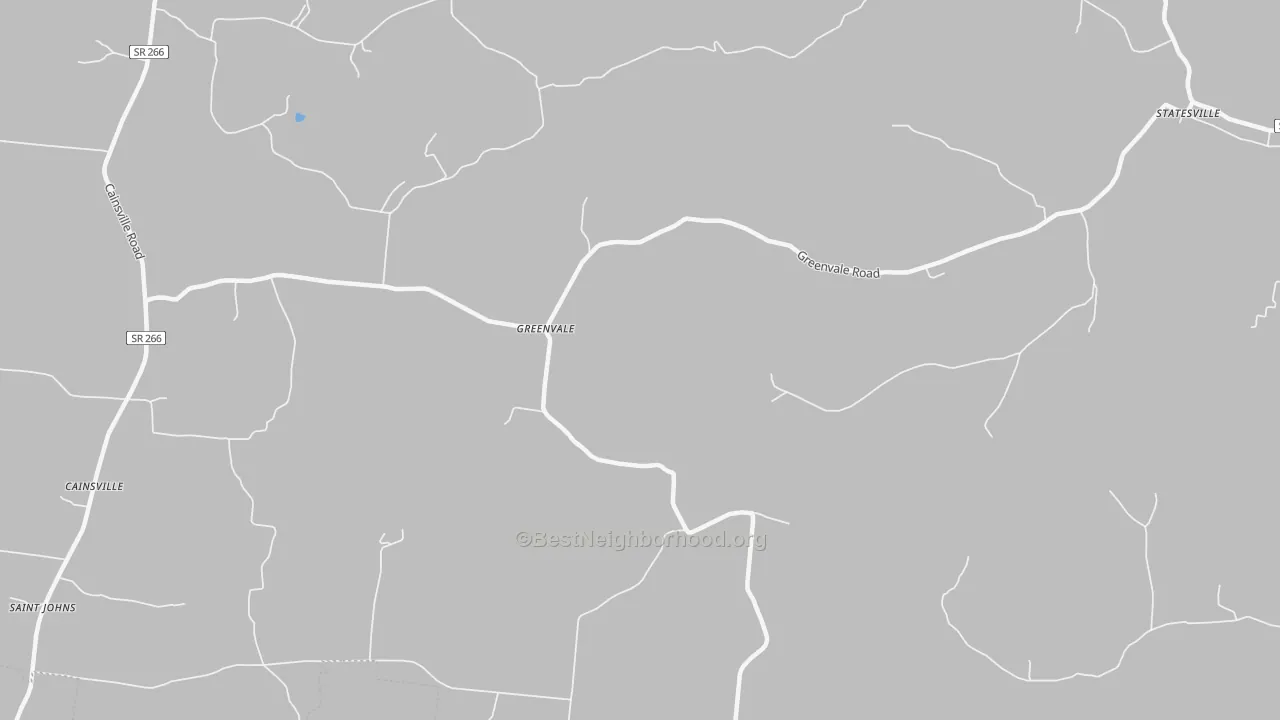 Bike Grade map of Greenvale, TN